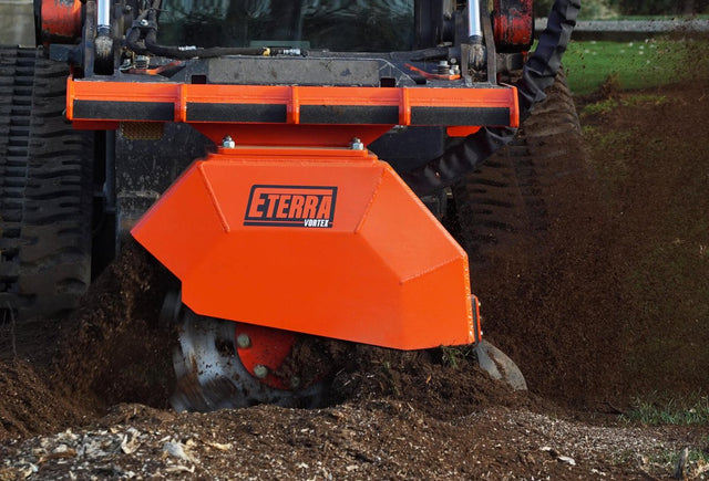 Eterra Vortex Stump Grinder for Skid Steer, Mini Skid Steer & Excavator