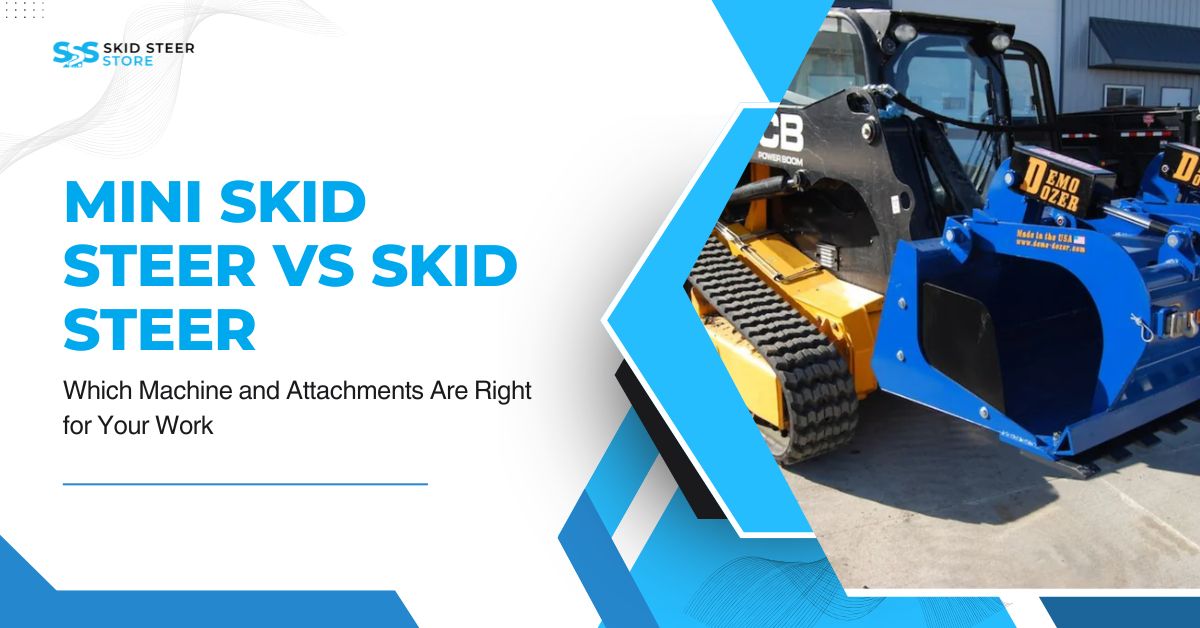 Mini Skid Steer vs Skid Steer: Which Machine and Attachments Are Right for Your Work?