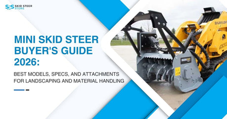 Mini Skid Steer Buyer's Guide 2026: Best Models, Specs, and Attachments for Landscaping, Land Clearing, and Material Handling