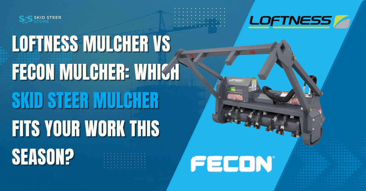 Loftness vs Fecon Mulcher: Which Skid Steer Mulcher Is Best? – Skid ...