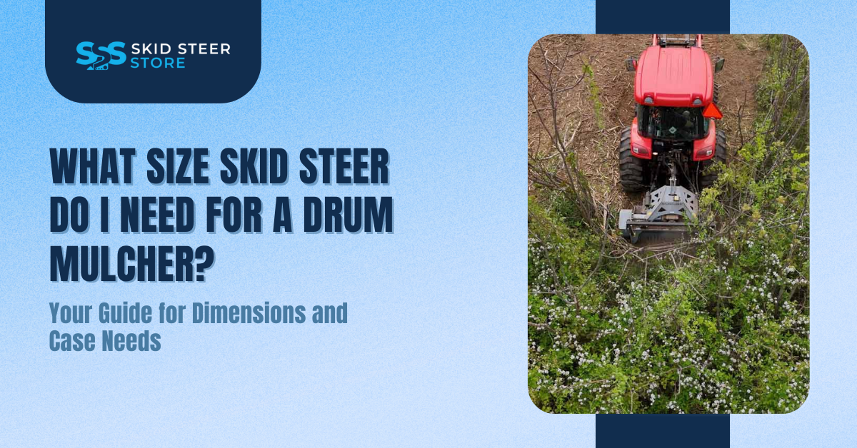 What Size Skid Steer Do I Need for a Drum Mulcher?