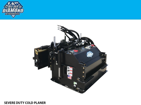 BLUE DIAMOND COLD PLANER FOR SKID STEER SEVERE DUTY