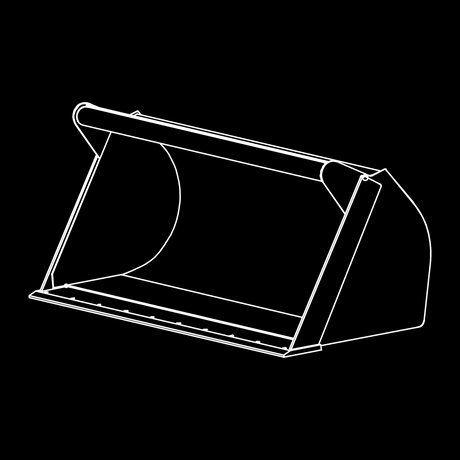 WAIN ROY General Purpose Bucket for Wheel Loader Class 1 with 0.75 to 1.50 cubic yard capacity for loading and material handling