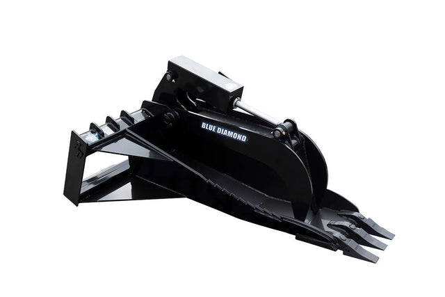 BLUE DIAMOND | Stump Bucket for Skid Steer