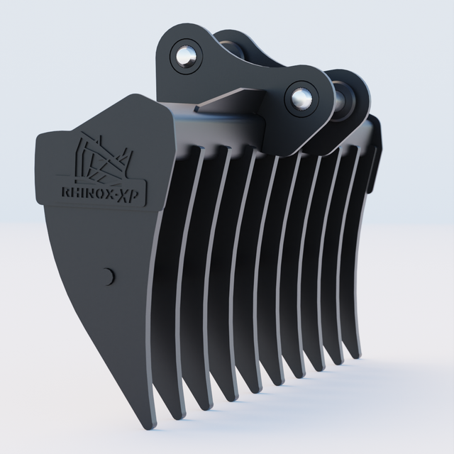 SANY SY135C  Excavator Land Clearance Rake - 72" Heavy Duty