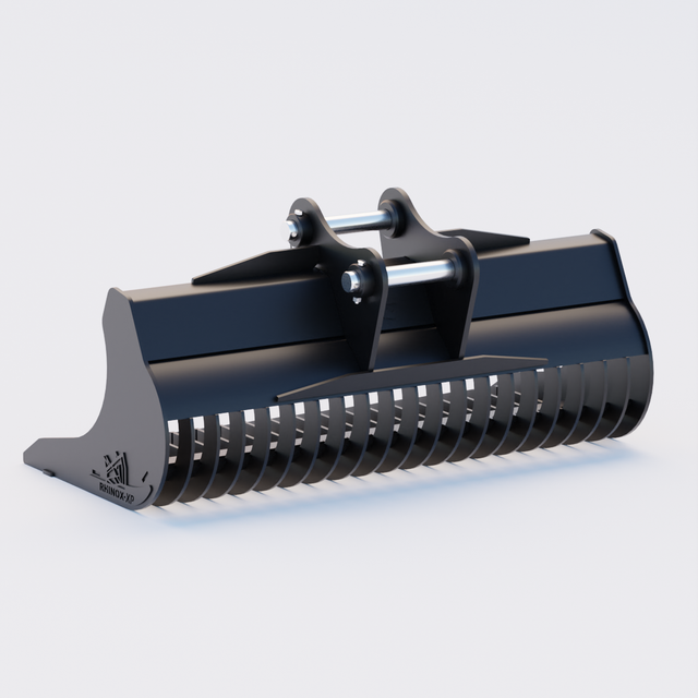 Volvo EC140E  Excavator Rake Riddle Bucket - 72"