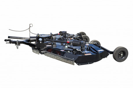 Blue Diamond Flex Wing Rotary Cutter Brush Hog for tractors designed for mowing large fields pastures and overgrown vegetation