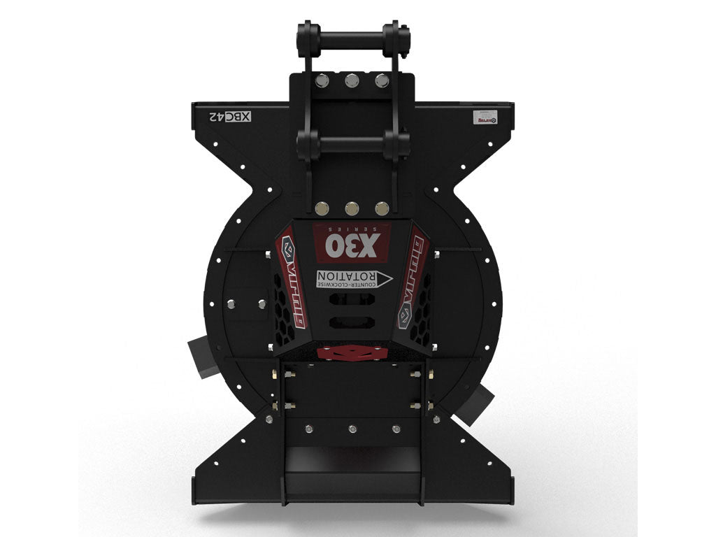 Virnig X30 42" Rotary Brush Cutter for Mini Excavator