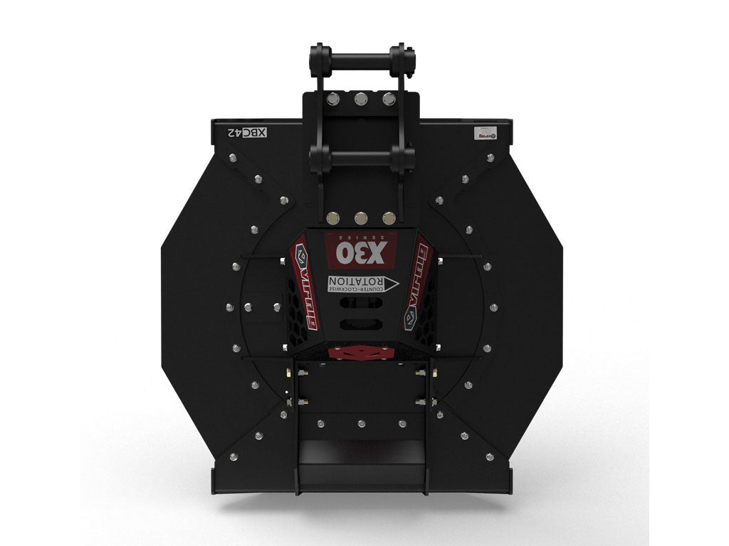 Virnig X30 42" Rotary Brush Cutter for Mini Excavator