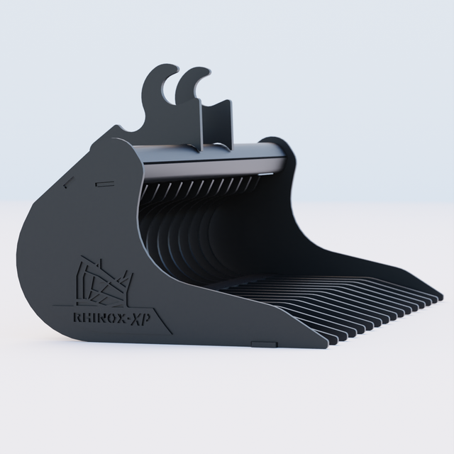 Kubota KX41-3 Quick Attach Rake Riddle Bucket 36" / 900mm