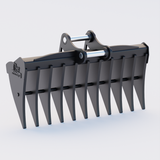 Hitachi ZX210LC-6 Excavator Land Clearance Rake - 84" Heavy Duty