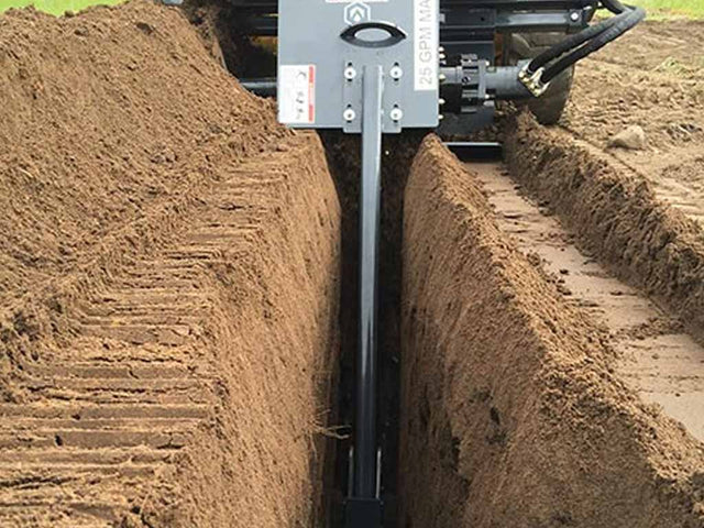 Virnig V60 Trencher For Skid Steer