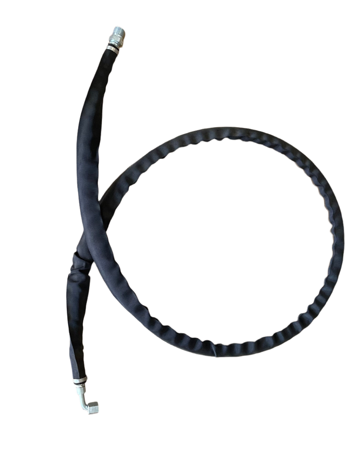 Top Dog Attachments | 72" Hose For 60", 72", & 84" Granite Grapple (Main hose that runs from TEE to Tractor Couplers)