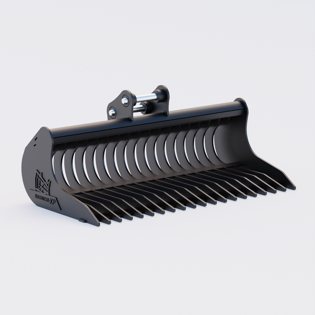 JCB 8025 ZTS Rake Riddle Bucket 48" / 1200mm