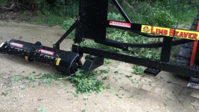 Limb Beaver LB4SS Brush Cutter For Skid Steer Tractor or Front Loader