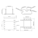 Kubota KX61-3 Quick Attach Mounting Bracket