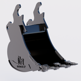 Kubota KX71-2 Quick Attach Digging Bucket - 12" / 300mm