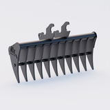 Kubota KX033 Quick Attach Land Rake 48" / 1200mm