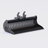Kubota KX61-3 Quick Attach Rake Riddle Bucket 48" / 1200mm