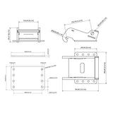 Bobcat E40 X-CHANGE Mounting Bracket