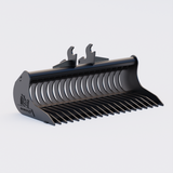 Kubota U27-4 Quick Attach Rake Riddle Bucket 48" / 1200mm