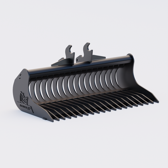 Kubota U27-4 Quick Attach Rake Riddle Bucket 48" / 1200mm