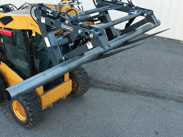 Virnig V60 Four-Cylinder Pipe Pallet Fork Grapple (SSL) (CTL)