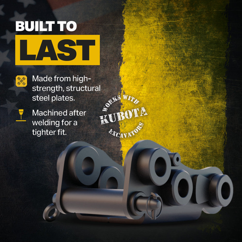 Kubota KX040 Quick Attach Coupler