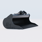 Bobcat E60 X-CHANGE Rake Riddle Bucket 60" / 1500mm