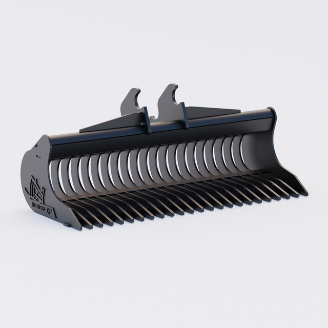 Kubota KX057 Quick Attach Rake Riddle Bucket 60" / 1500mm