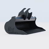 Kubota KX080 Quick Attach Rake Riddle Bucket 60" / 1500mm