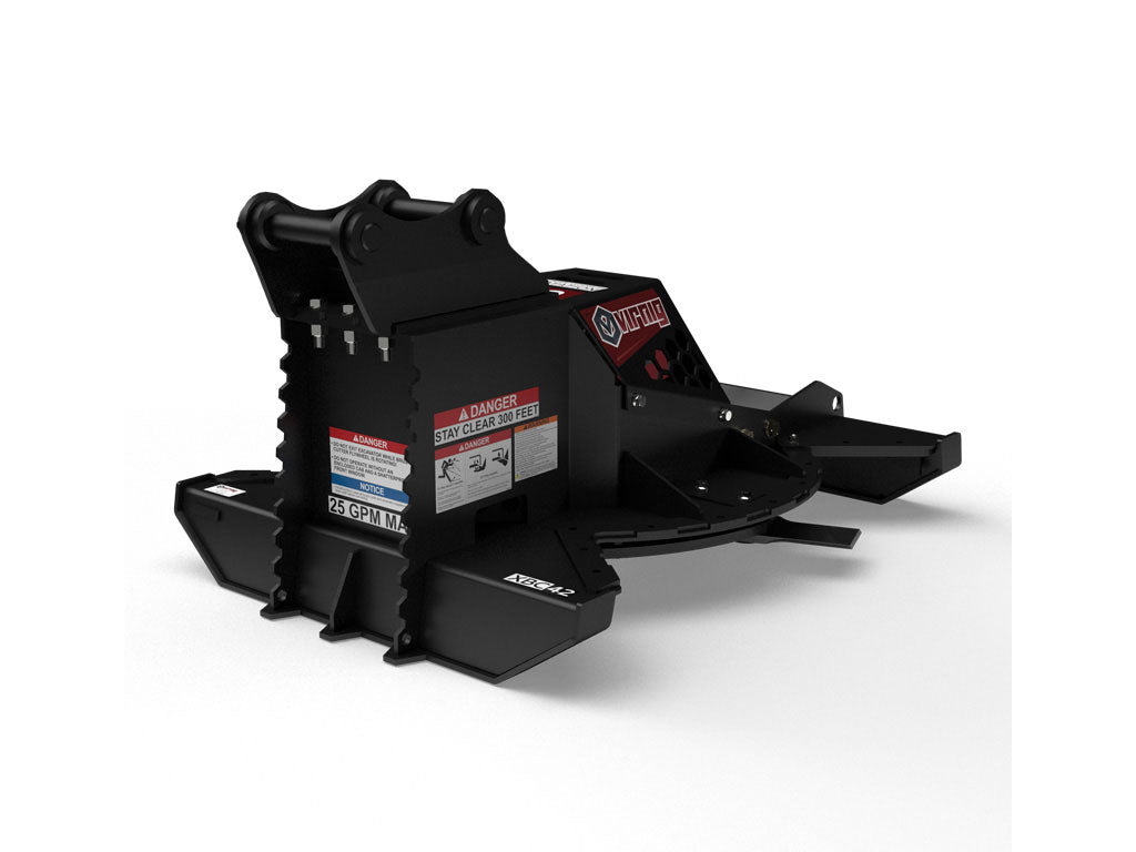 Virnig X30 42" Rotary Brush Cutter for Mini Excavator