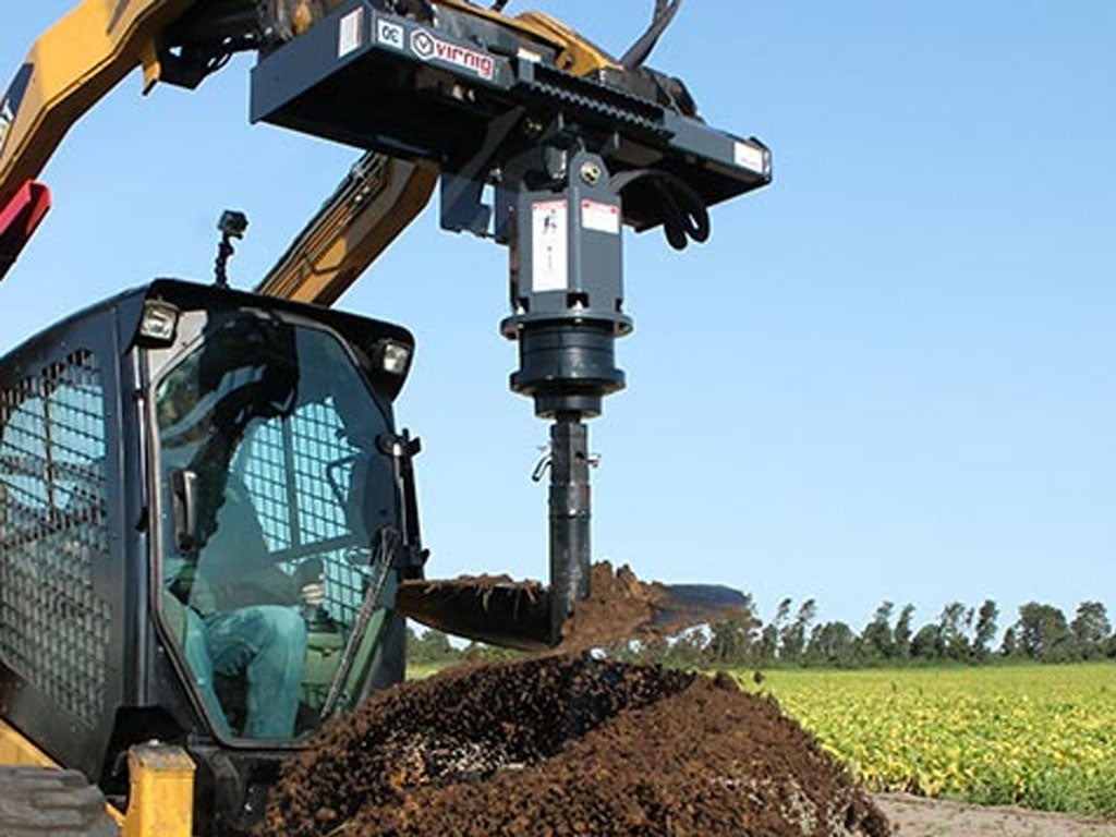 Virnig Auger Drive for Skid Steer