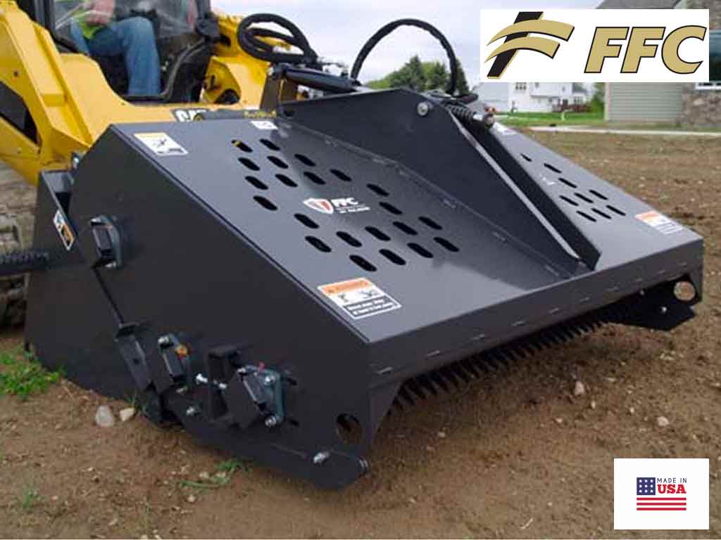 Paladin / FFC Autorake Landscape Rake for Skid Steer