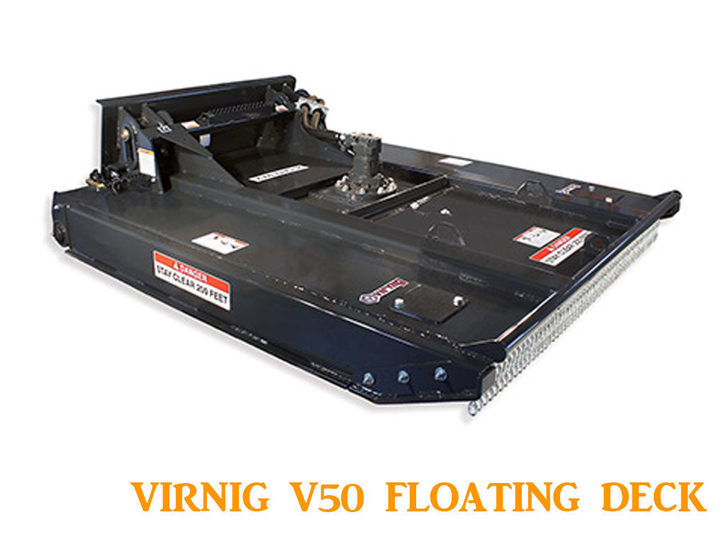 Virnig V50 Rotary Brush Cutter For Skid Steer - High Flow