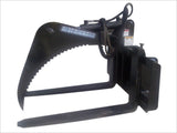 BLUE DIAMOND | Grapple Fork For Mini Skid Steer