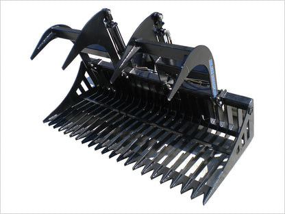 BLUE DIAMOND | Rock Grapple for Skid Steer Loader