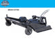 BLUE DIAMOND Brush Cutter for Skid Steer - DUAL SPINDLE MOTOR