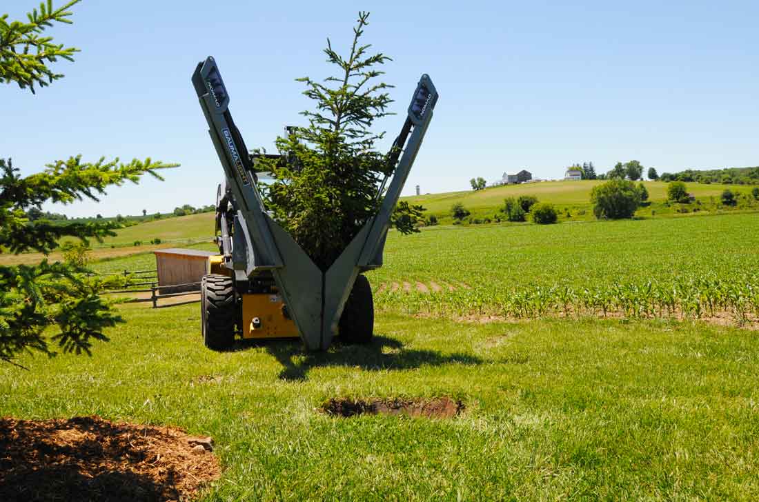 Baumalight ST324 Tree Spade For Skid Steer