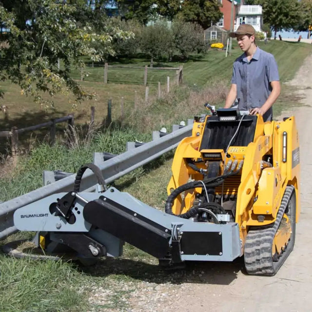Baumalight BMM230 Guardrail & Barrier Mower for Mini Skid Steer