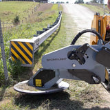 Baumalight BMM230 Guardrail & Barrier Mower for Mini Skid Steer
