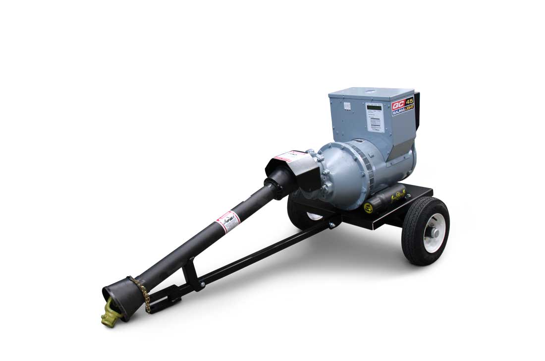 Baumalight Generator PTO 4 Pole | Model Q Series | 12KW-113KW | 21HP-153HP | For Tractor