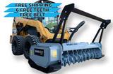Baumalight MS572 Skid Steer Mulcher | 72" Fixed Tooth Brush Mulcher