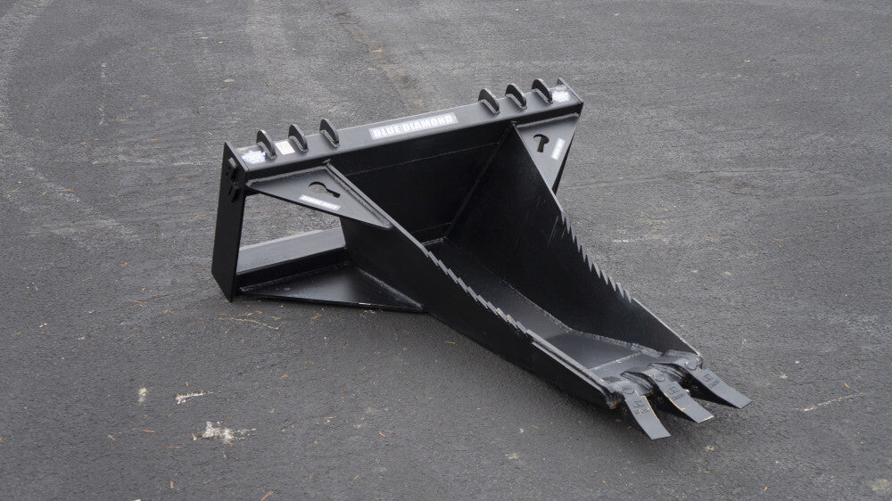 BLUE DIAMOND | Stump Bucket for Skid Steer