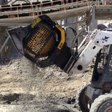 Bobcat S650 with a bucket on a construction site