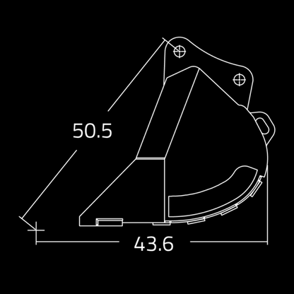 WAIN ROY | Dirt Buckets for Excavators (20,000-30,000 lbs.)