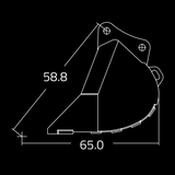 WAIN ROY | Dirt Buckets for Excavators (52,000 - 65,000 lbs.)