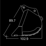 WAIN ROY | Dirt Buckets for Excavators (160,000 - 200,000 lbs.)