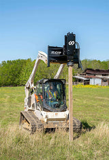 CID X-Treme Duty Post Driver for Skid Steer
