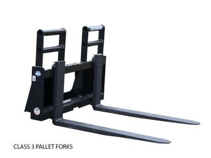 BLUE DIAMOND | Pallet Forks For Skid Steer - Class 3